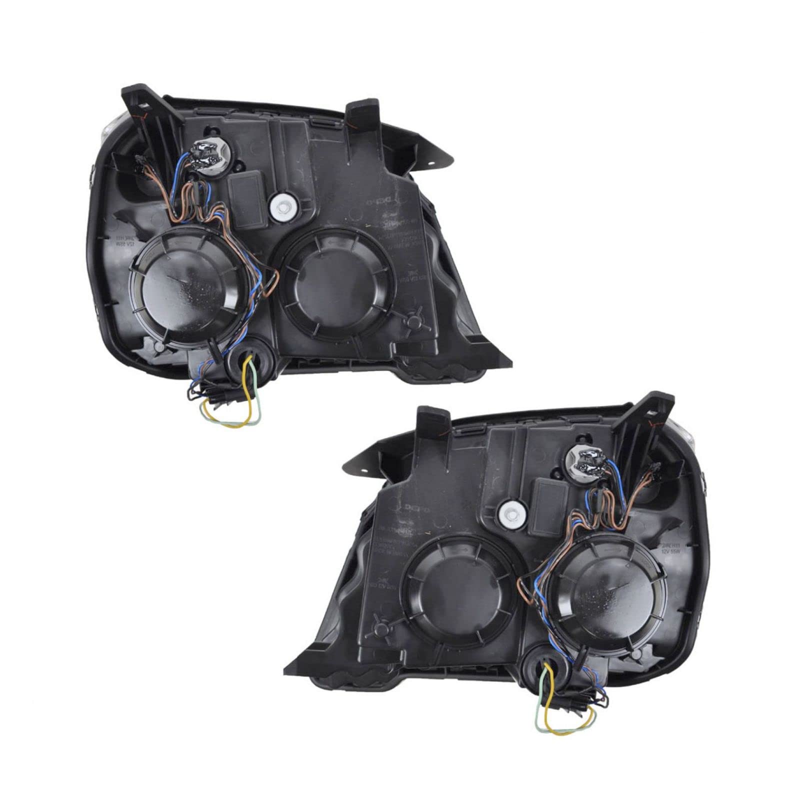 GMC Terrain Headlight Assembly Set - Driver & Passenger Side Compatible with 2010-2015 Models (GM2502350, GM2503350) - Replacement for Foggy or Broken Headlights - Perfect for Night Driving and Off-Road Adventures