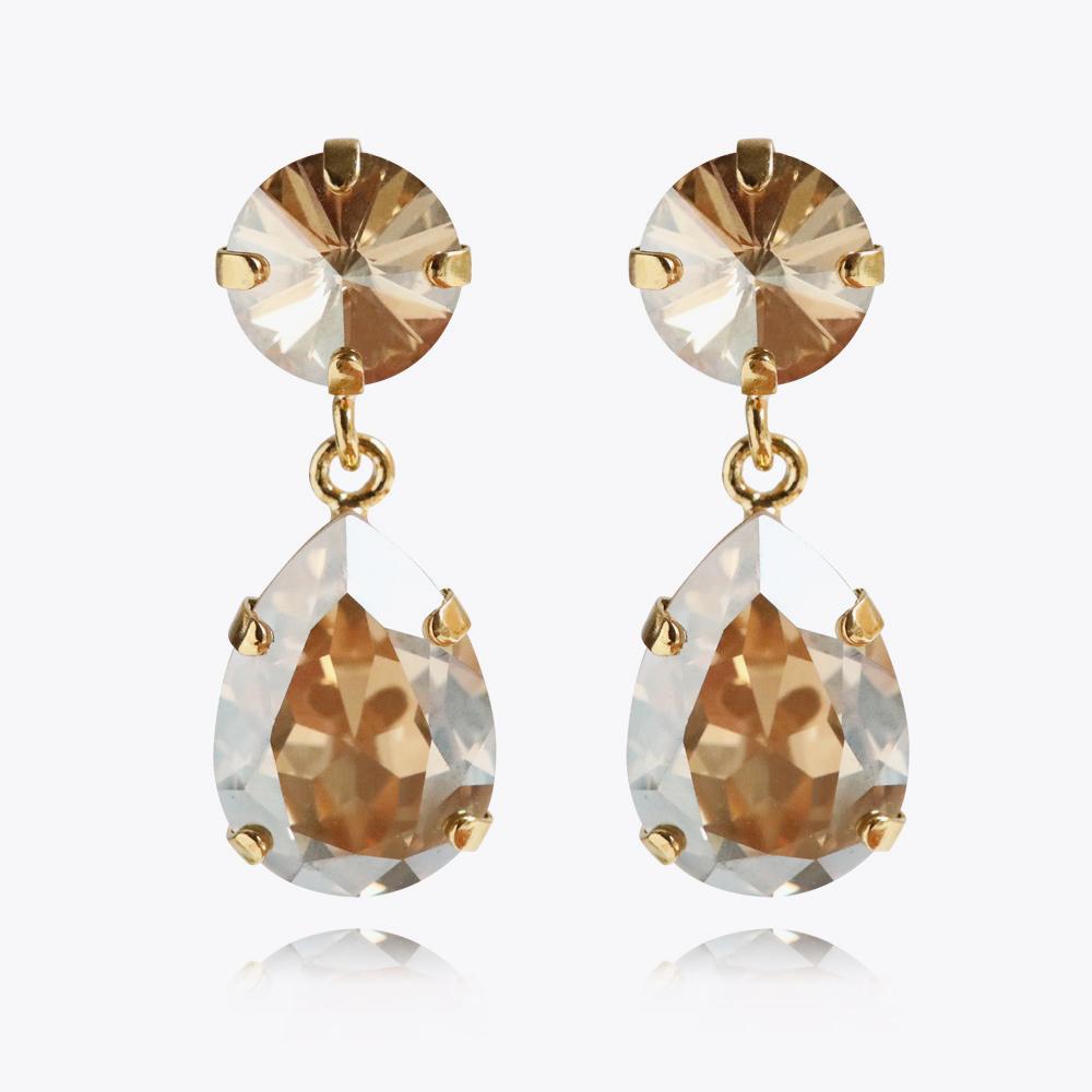 Classic Golden Shadow Drop Earrings for Women - Elegant Dangle Earrings for Party, Wedding & Everyday Wear