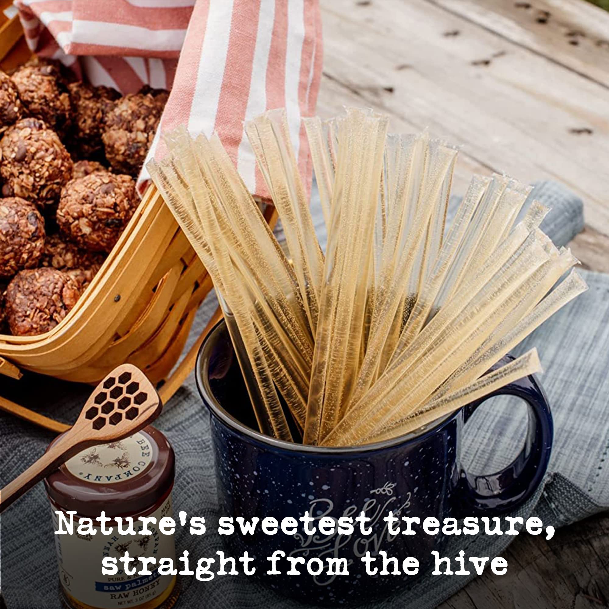 Savannah Bee Company Pure Acacia Honey Straws - 12 Pack | All Natural, Gluten Free & Kosher Certified Honey Sticks | Healthy Snacks for Kids & Adults | Perfect for On-the-Go, Tea Sweetener & Lunchboxes | Made in USA