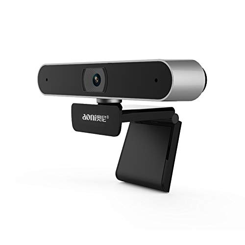Leya-US HD Video Camera Aoni A30 - 1080P FHD Webcam with Built-in Microphone for Smart IPTV, Video Conferencing, Online Teaching & Live Streaming - Black (Perfect for Remote Work, Virtual Meetings & Content Creation)