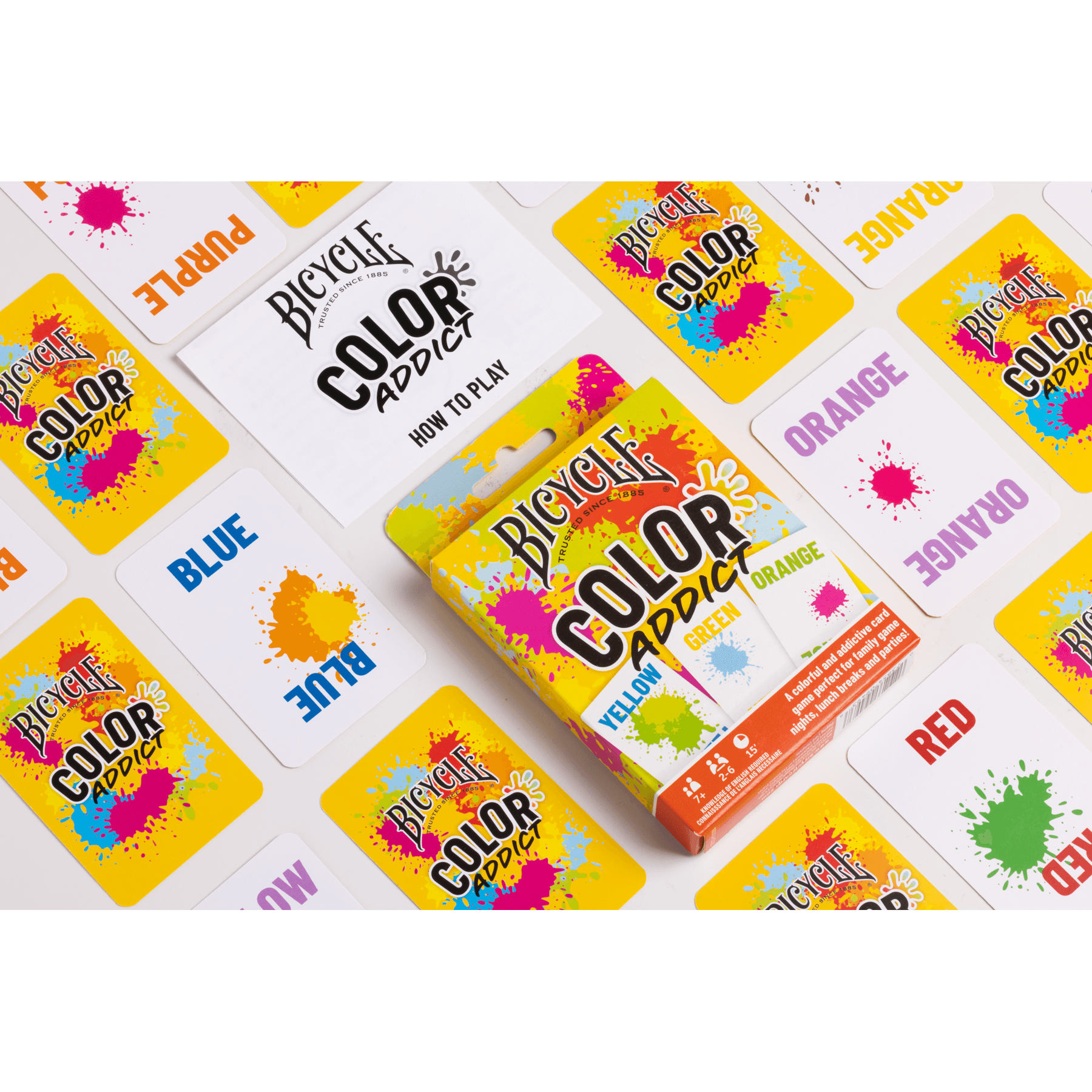 Color Addict Card Game - Fun Family Party Game for Kids & Adults - Perfect for Game Nights, Travel & Classroom Activities