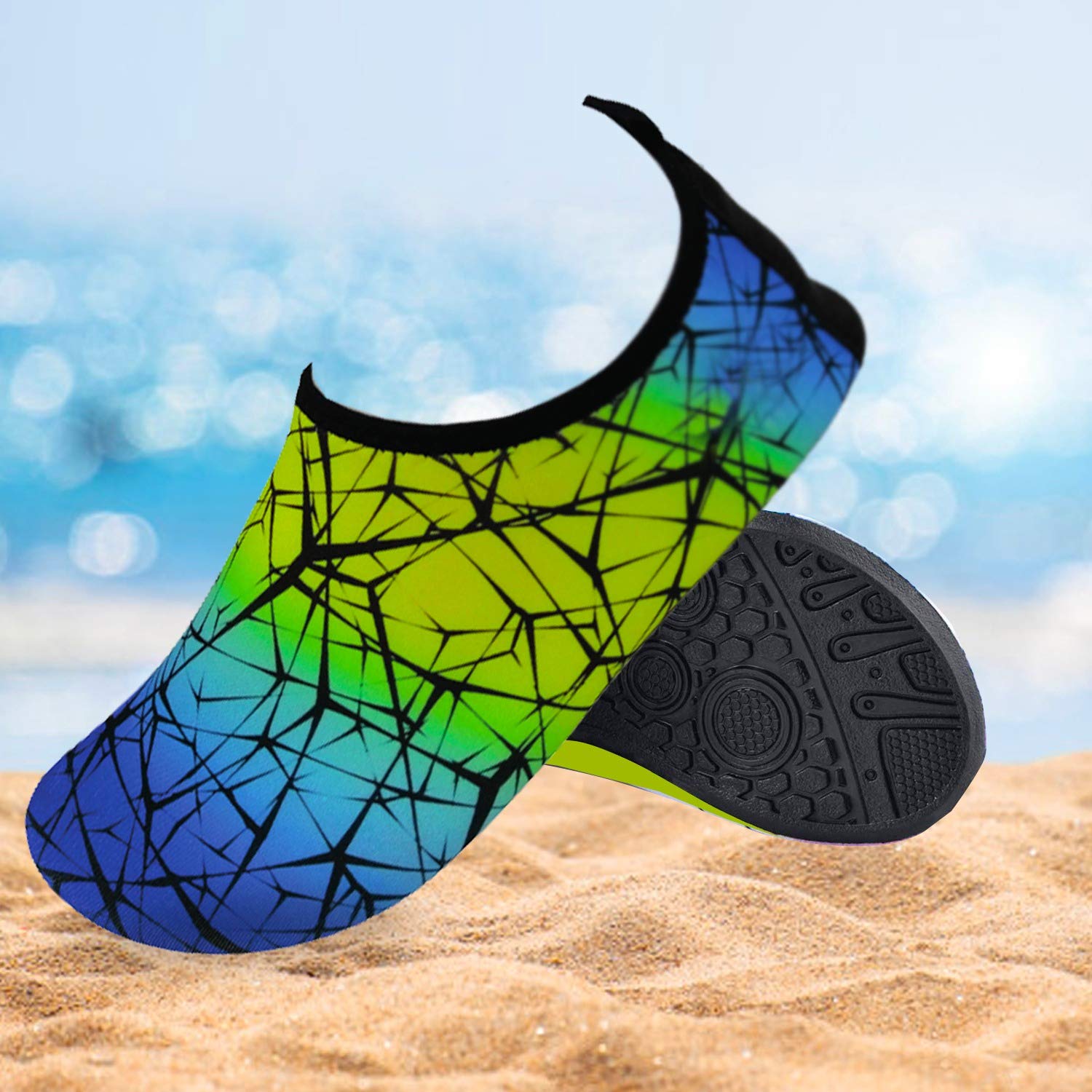 Quick-Dry Non-Slip Lightweight Water Shoes for Swimming, Beach & Pool - Comfortable Aqua Socks for Boys, Girls, Babies & Toddlers - Perfect for Summer Water Activities, Surfing & Outdoor Adventures