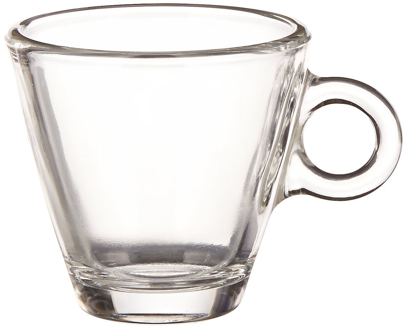 Bormioli Rocco Clear Espresso Cups Set of 12 - Durable Glass Coffee Cups for Home, Cafe & Restaurant - Perfect for Espresso, Cappuccino & Latte