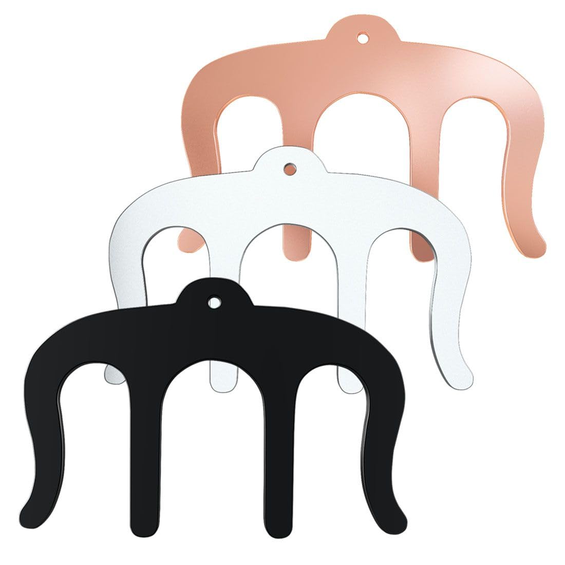 Metal Book Clips 3 Pack - Premium Page Holders for Reading, Sheet Music & Cookbooks - Perfect Reading Accessories for Books, Magazines & Office Documents