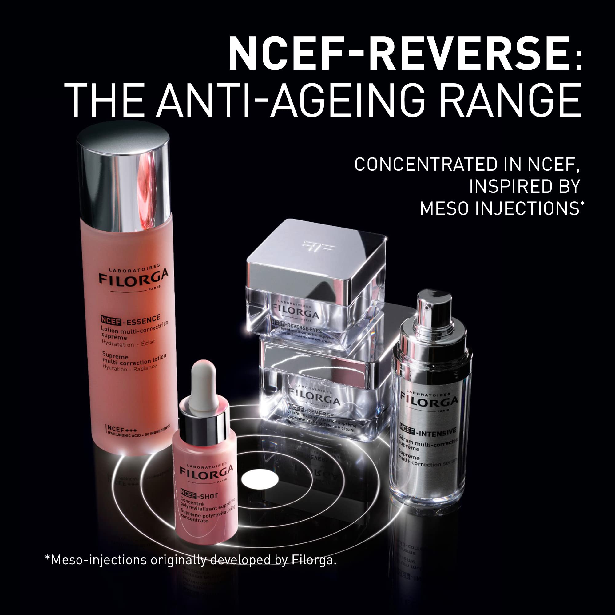 NCEF-SHOT Supreme Polyrevitalising Concentrate 30ml - Anti-Aging Facial Serum for Wrinkles & Fine Lines | Perfect for Night Routine & Dry Skin Care