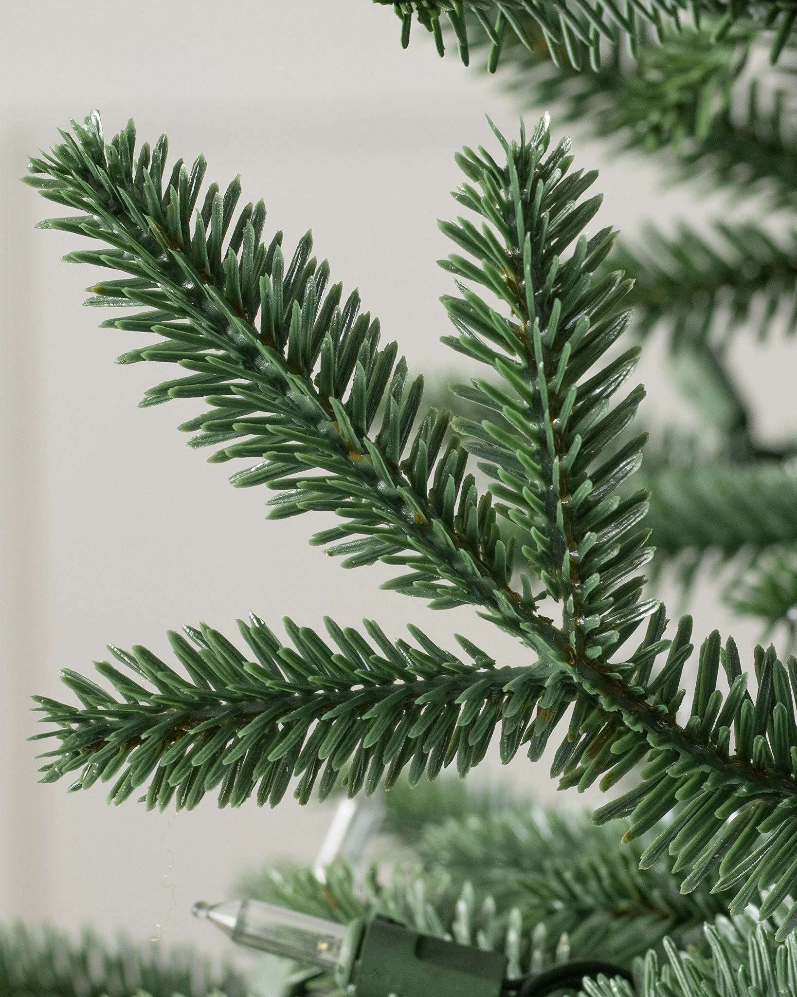 Balsam Hill 5ft Pre-Lit Artificial Christmas Tree - European Silver Fir with Energy-Efficient LED Clear Lights | Perfect for Home, Office & Holiday Decorations
