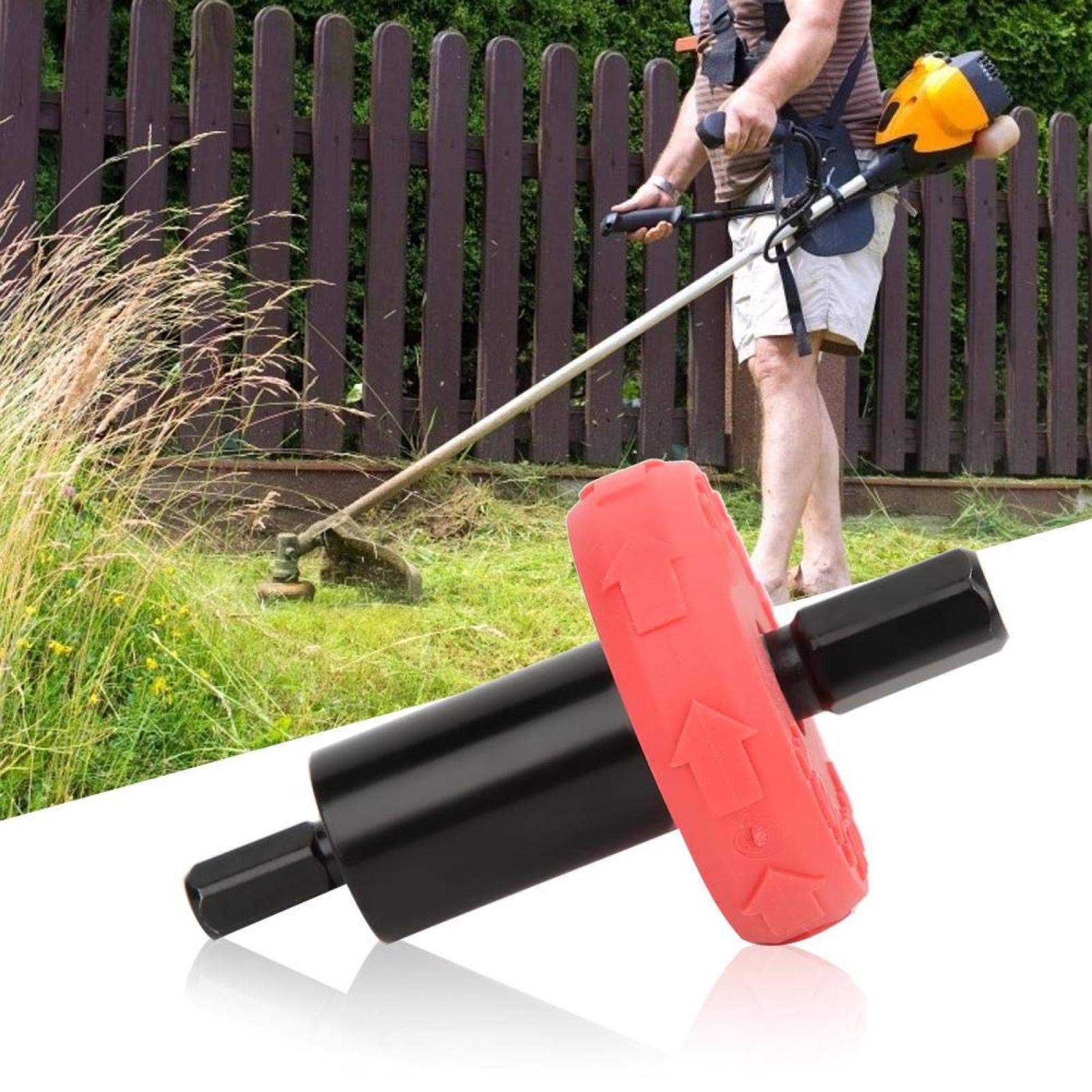 Voluxe Electric Start Drill Bit - CRV Steel Red & Black Engine Starter Adapter with Storage Bag | Compatible with Most Electric Engines | Perfect for DIY Repairs, Automotive Maintenance & Home Improvement Projects
