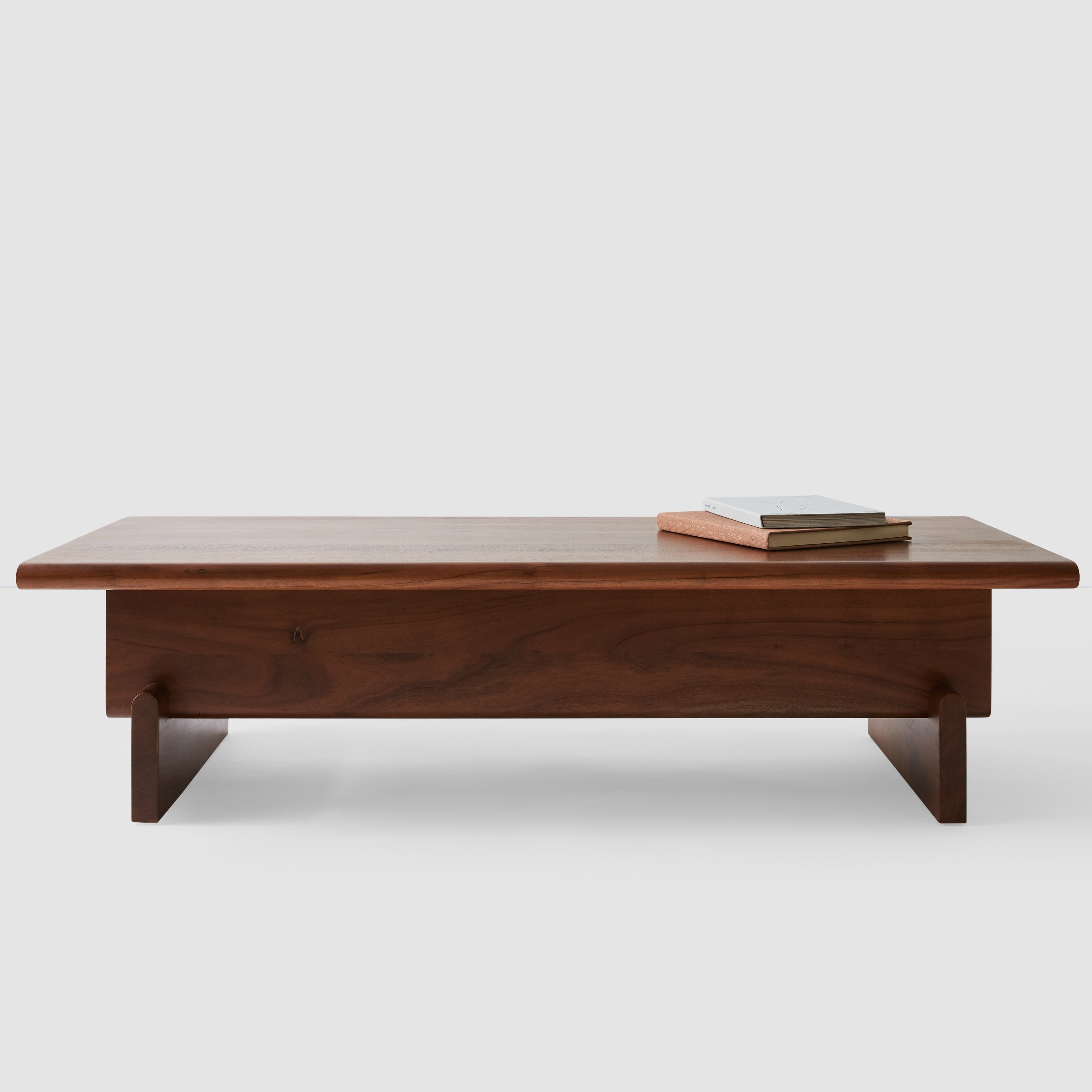 Stylish Nayani Solid Wood Coffee Table for Living Room - Modern Rustic End Table with Storage Shelf - Perfect for Home Decor, Lounge, and Office Use