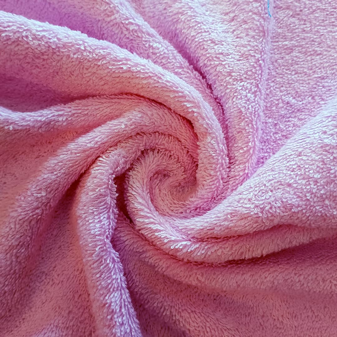 Regency India’s Quattro Premium 100% Cotton Face Towels - 400 GSM, 30x30 Inches, Ultra Soft & Highly Absorbent - International Quality Standards (Pack of 6, Pink & Yellow Combo) - Perfect for Gym, Spa, Travel & Daily Skincare Routine