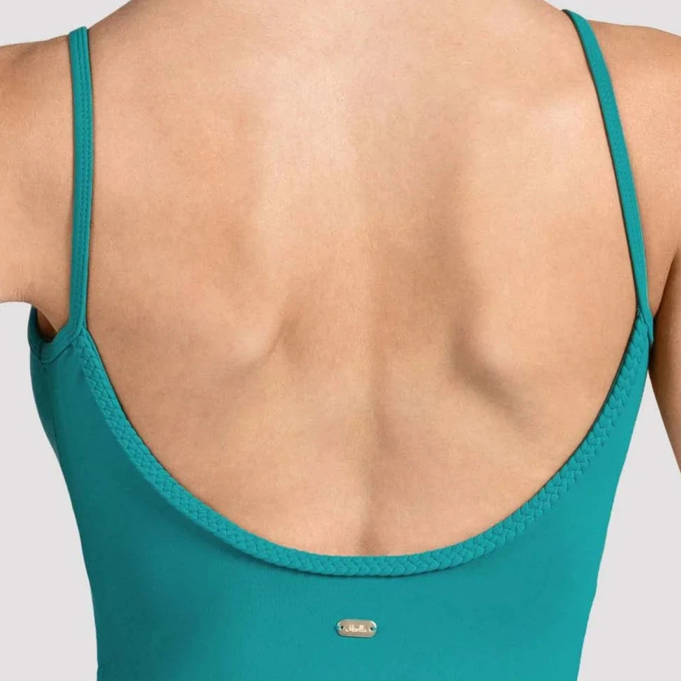 Bloch Mirella Women's St Tropaz Miami Scoop Neck Leotard - Ballet, Dance & Gymnastics Performance Wear for Ladies