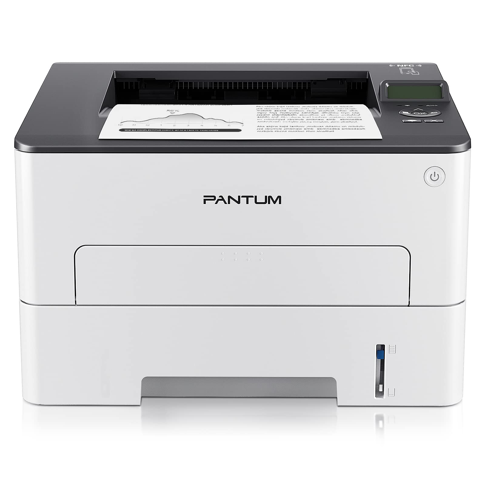 Pantum P3012DW Wireless Monochrome Laser Printer - 30ppm Fast Printing, Auto Duplex, Mobile Printing for Home & Office | Compact Design for Small Spaces, Perfect for Students & Remote Work