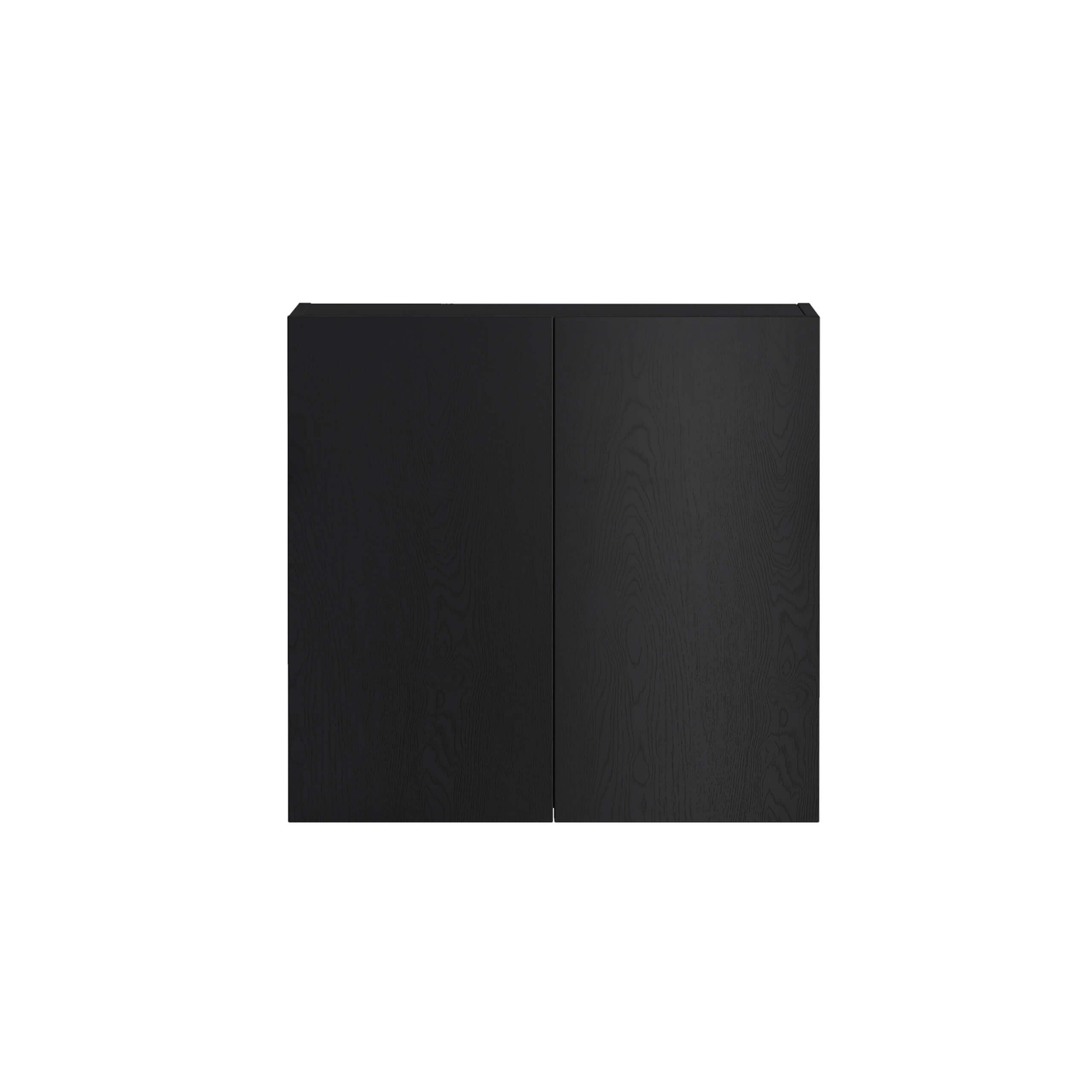 Byron Wall Cabinet - Black Oak Finish, 630mm Wide - Perfect for Kitchen, Bathroom & Living Room Storage
