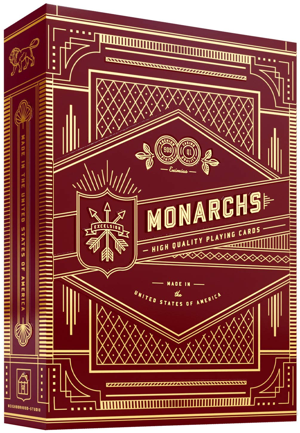 Premium Monarch Playing Cards by Theory11 - Elegant Deck for Magic Tricks, Cardistry & Poker Games - Perfect for Professional Magicians & Card Enthusiasts