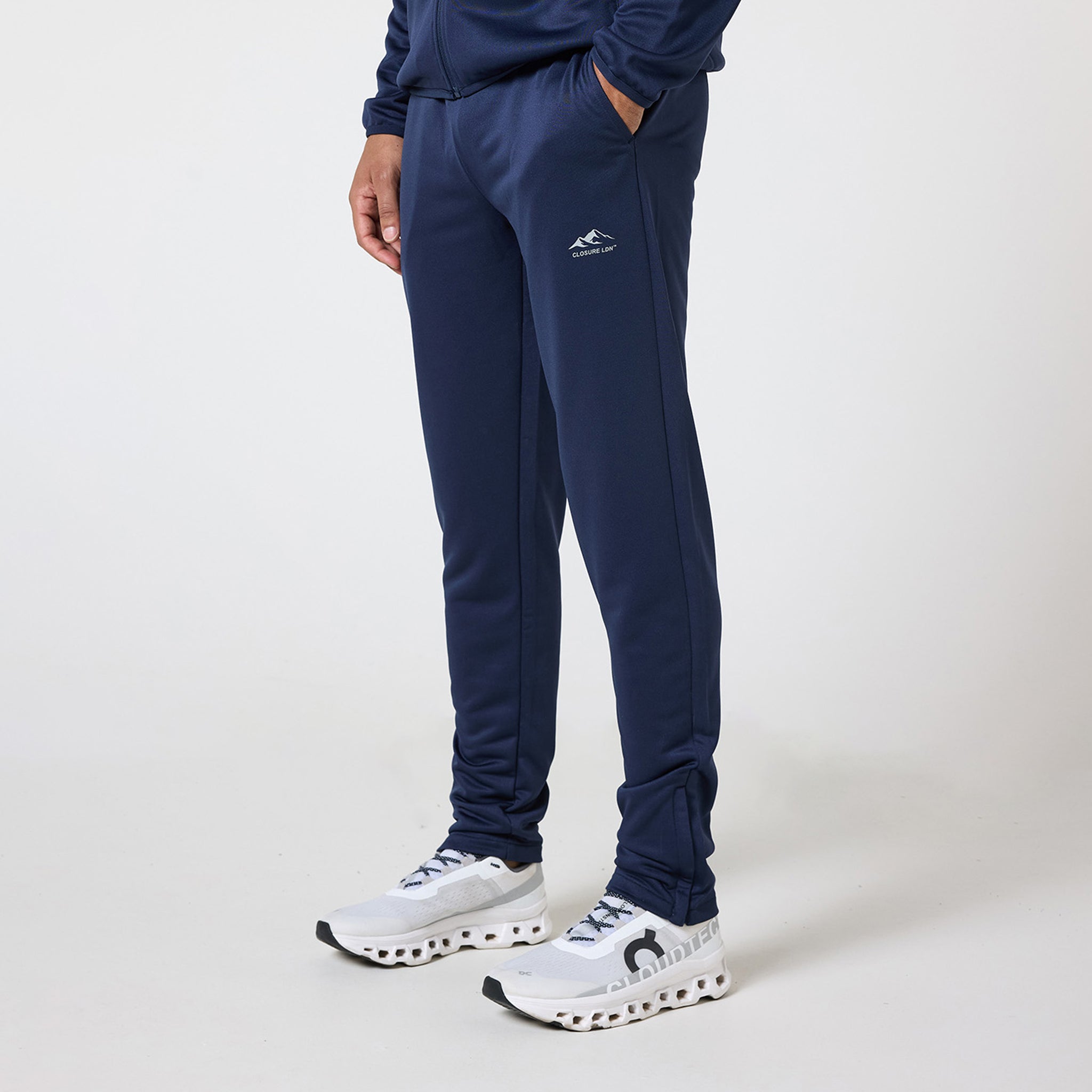 Premium Core Tricot Tracksuit Set for Men & Women - Comfortable Navy Blue Jogging Suit | Perfect for Gym, Running, Yoga & Casual Wear