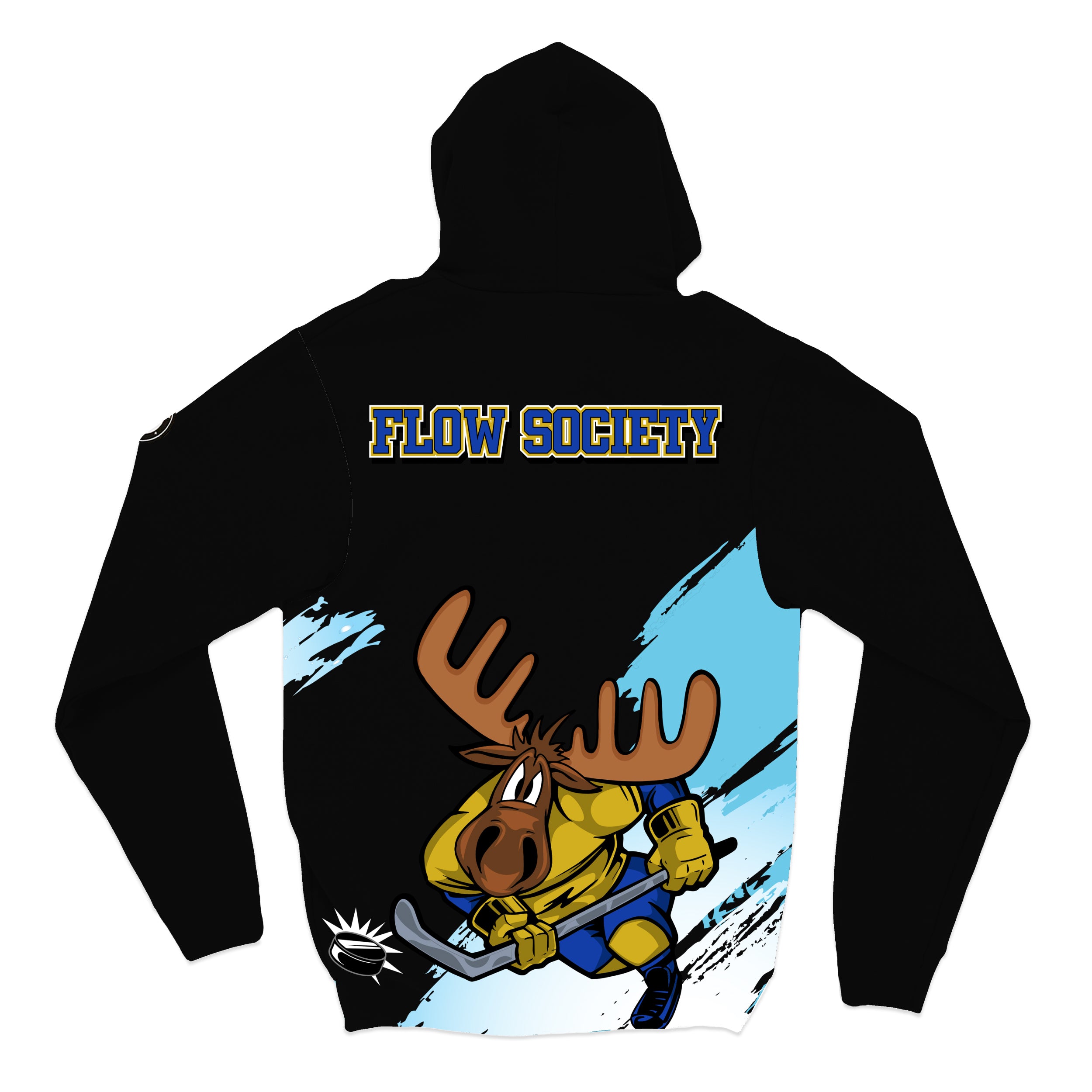 Youth & Adult Face Off Moose Hoodie - Warm Winter Fleece Pullover for Men Women - Perfect for Outdoor Activities, Camping, and Casual Wear