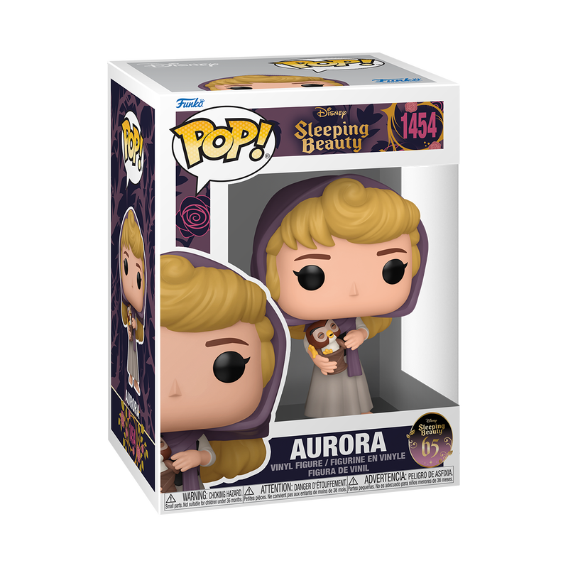 Aurora Funko Pop Sleeping Beauty 1454 with Protector Case - Disney Princess Collectible Vinyl Figure for Display & Gift Giving