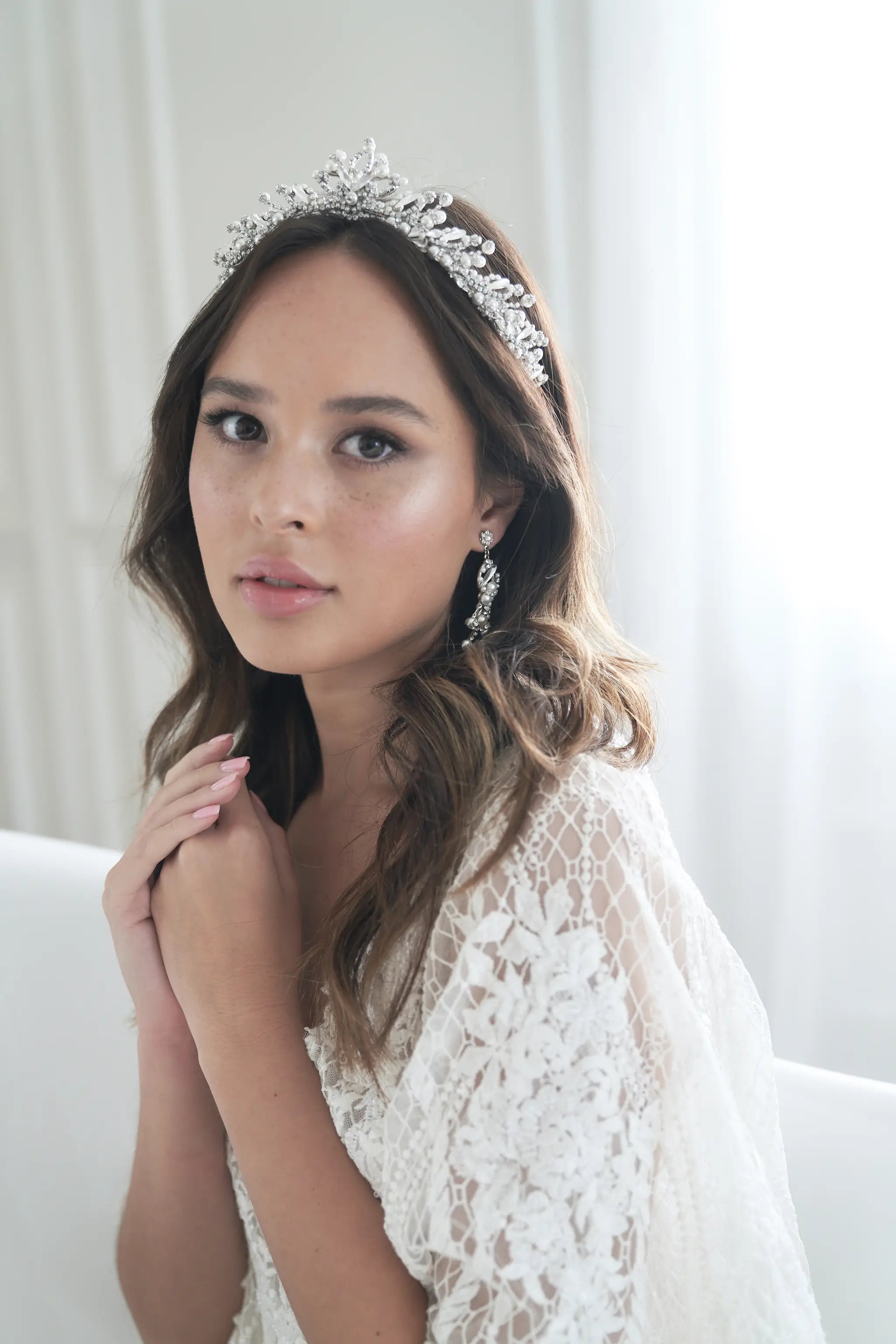 Alina Crown - Elegant Rhinestone Tiara for Women & Girls | Perfect for Weddings, Prom, Pageants & Special Occasions