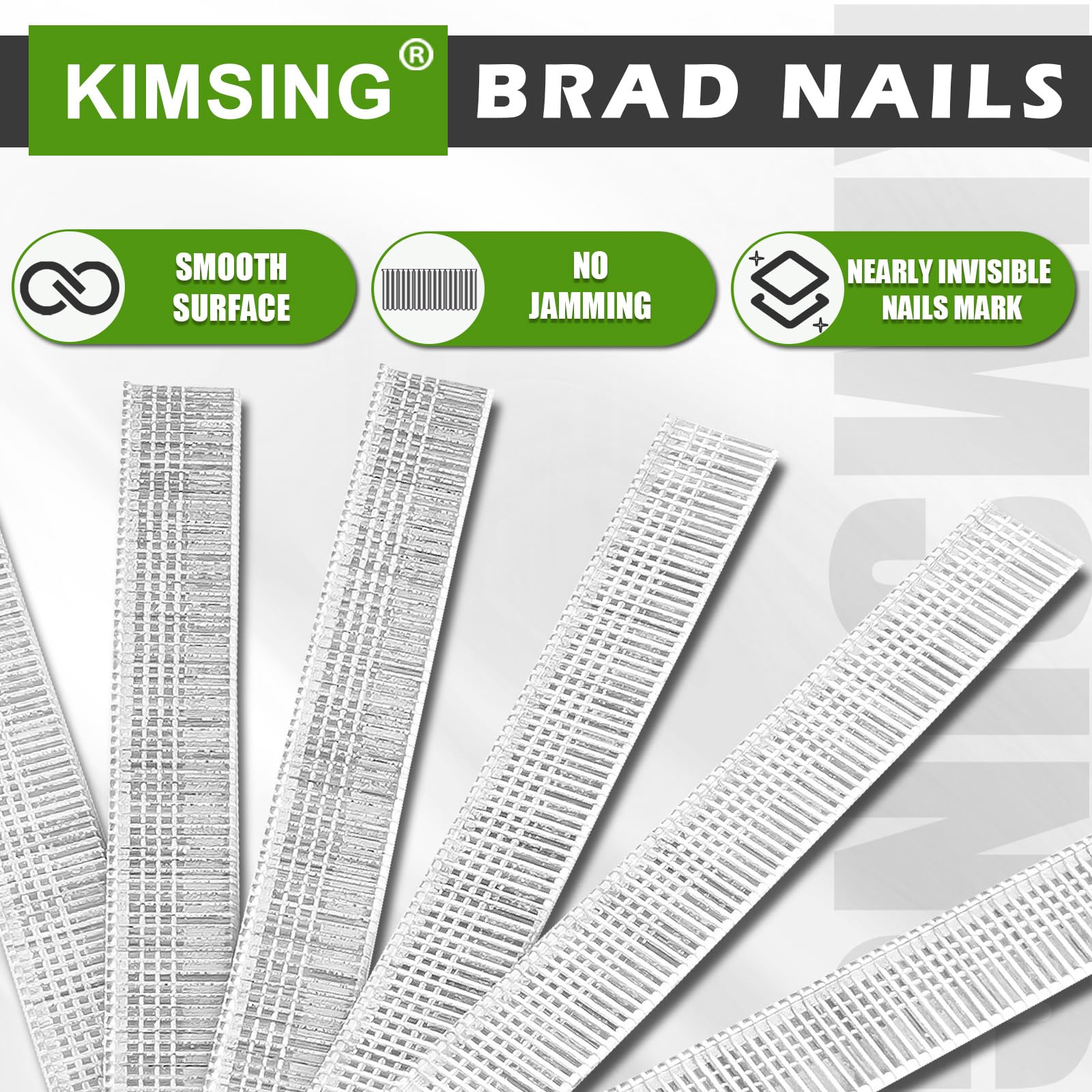 18 Gauge 1/2-Inch Brad Nails - 5,000 Count - F12 Galvanized Finish Nails for 18GA Brad Nailers - Perfect for Woodworking, Trim Installation, and DIY Home Projects