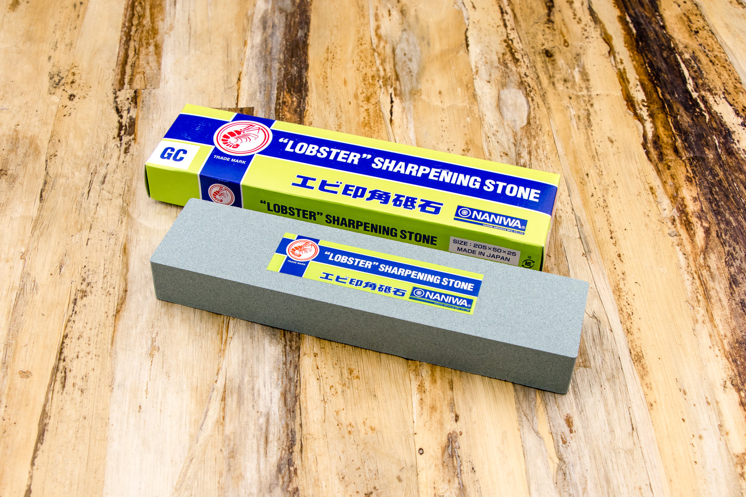 Naniwa Green Lobster Whetstone 150/180 Grit - Professional Knife Sharpening Stone for Kitchen, Hunting & Chef Knives | Perfect for Home, Restaurant & Outdoor Use
