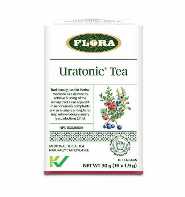 Flora Uratonic Tea - 16 Herbal Tea Bags for Kidney Support & Detox | Natural Remedy for Uric Acid & Joint Health | Perfect for Daily Wellness Routine