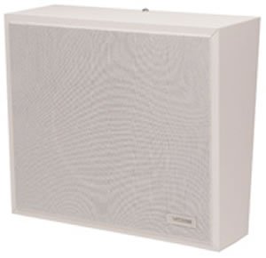 Valcom White Wall Speaker with Talk-Back Function - High-Quality Intercom System for Home, Office & Commercial Security Use