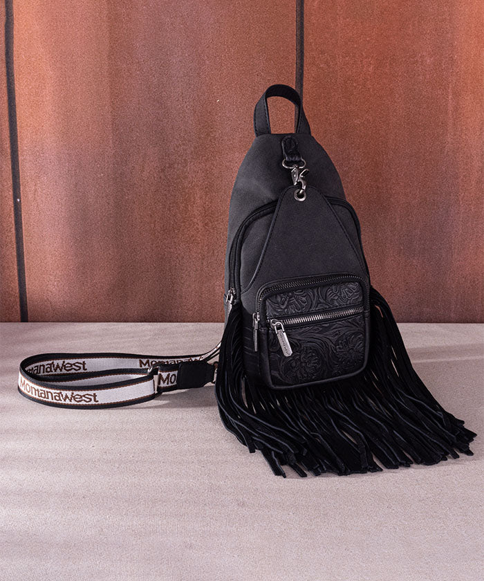 Montana West Fringe Sling Bag for Women - Stylish Crossbody Purse with Adjustable Strap, Perfect for Travel, Shopping & Everyday Use