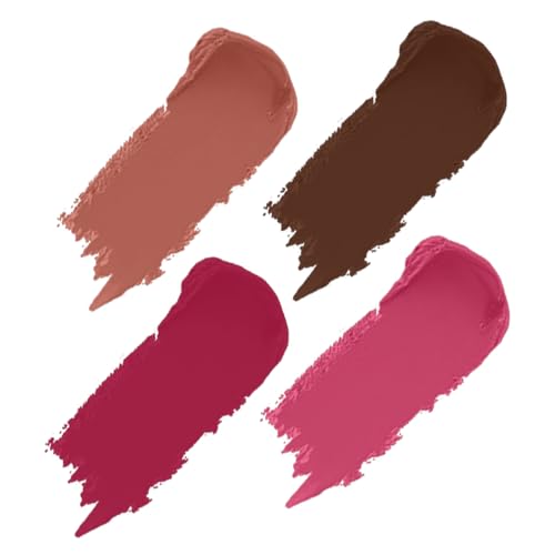 Pink Fusion, Caramel, Cocoa Brown , Strawberry Pink