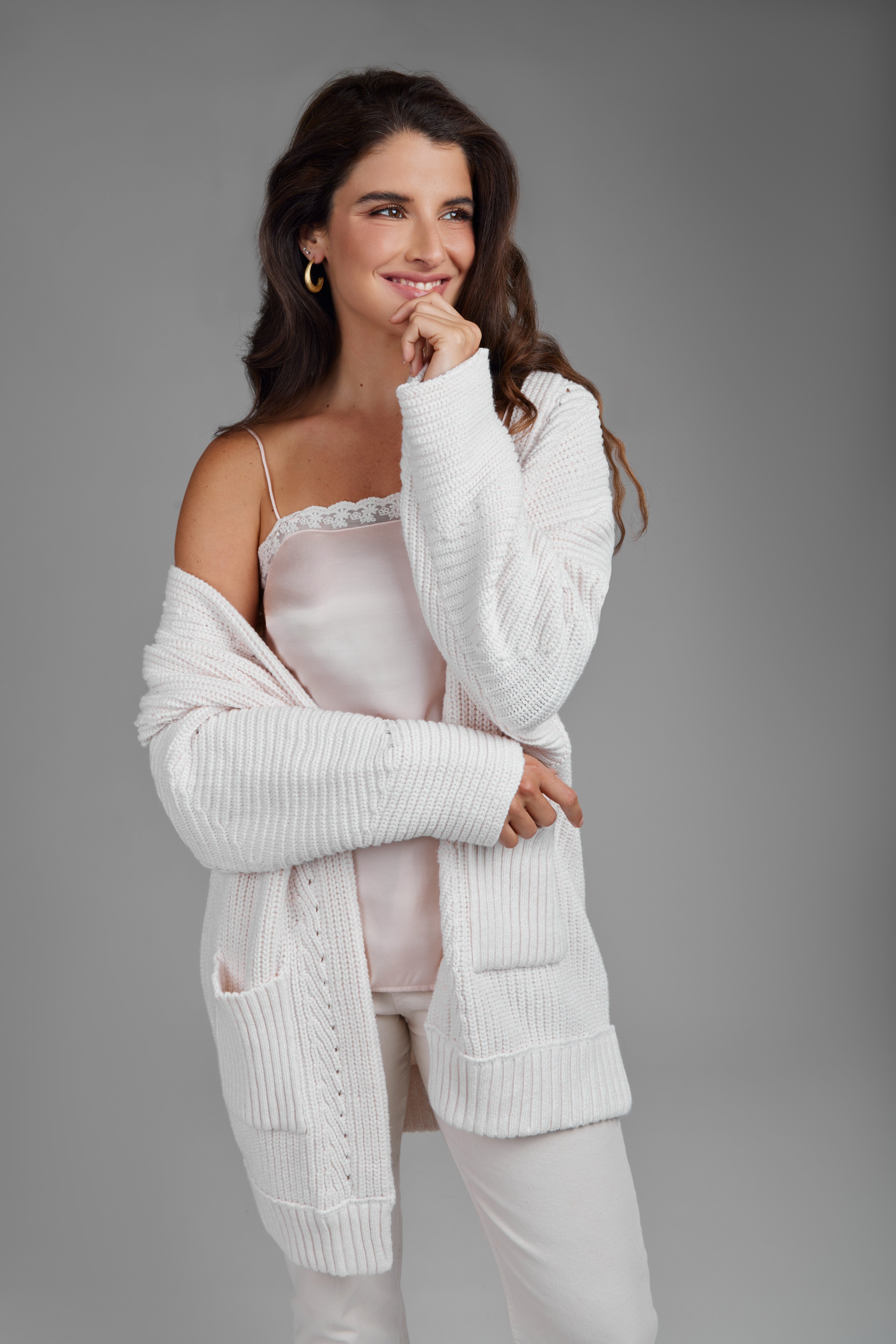 Stylish Ribbed Knit Open Front Cardigan Sweater for Women - Perfect for Layering in Fall & Winter
