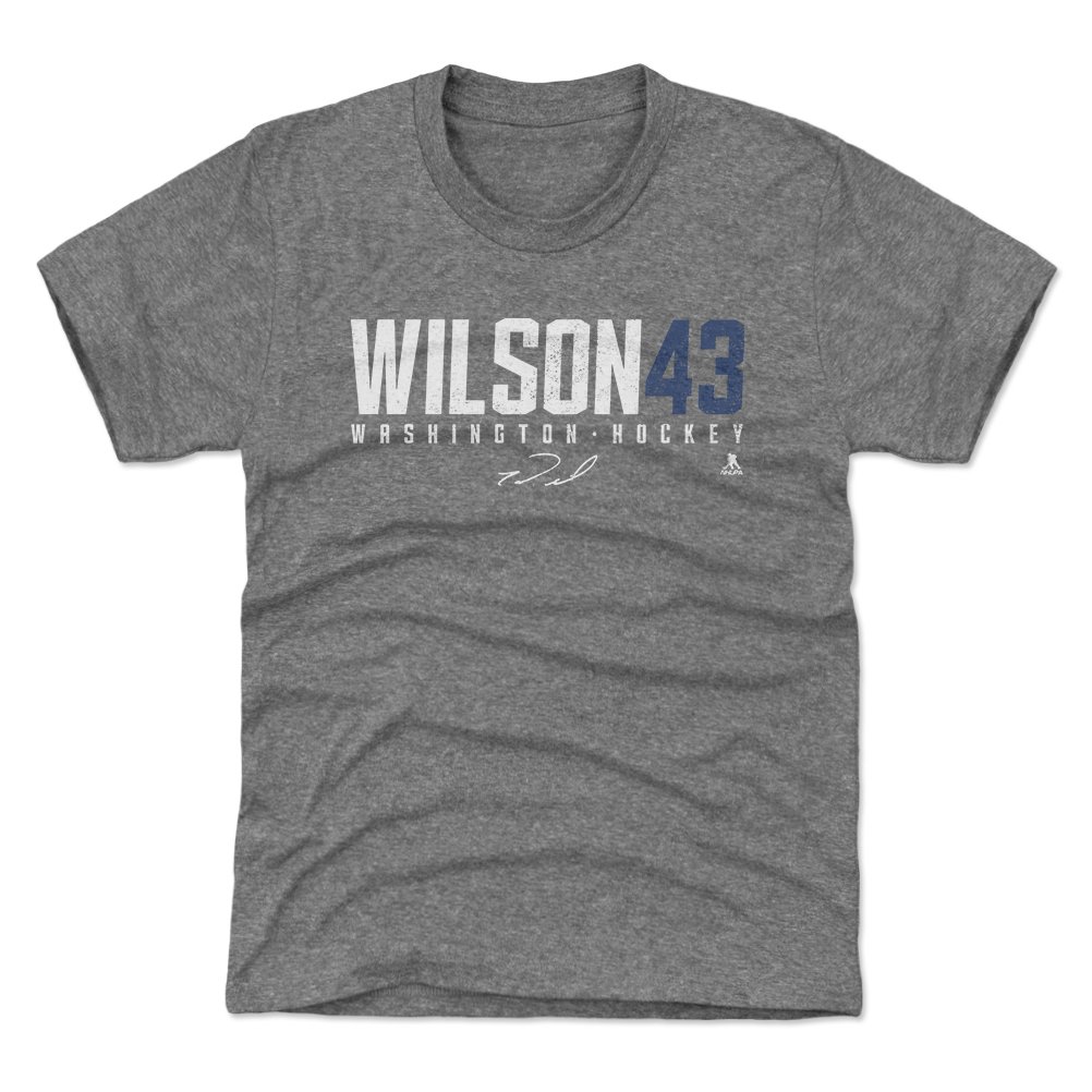 Tom Wilson Kids T-Shirt - Official 500 LEVEL Wilson43 Jersey for Boys & Girls - Perfect for Hockey Games, Fan Events & Sports Apparel Gifts