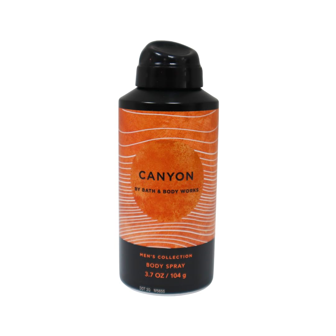 Bath & Body Works Men's Canyon Scent Deodorizing Body Spray Gift Set - 2 Pack | Fresh & Long-Lasting Fragrance for Daily Use, Gym & Travel