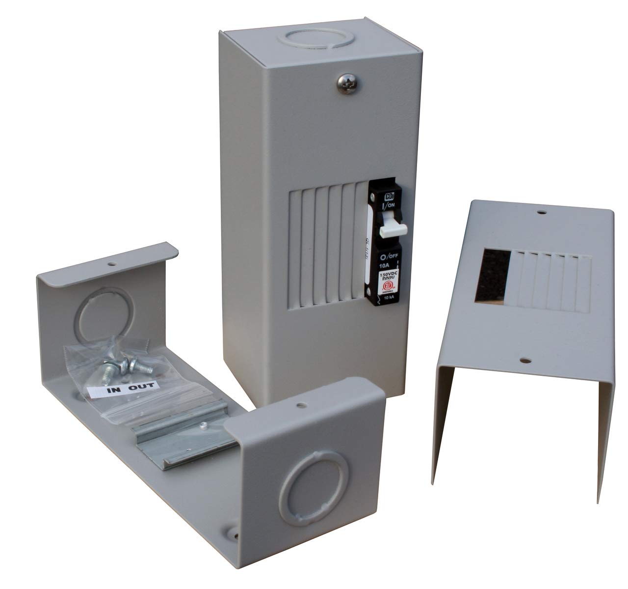 MidNite Solar MNBABYBOX Baby Box Enclosure - Weatherproof Electrical Enclosure for Solar Power Systems | Perfect for Outdoor & Off-Grid Installations