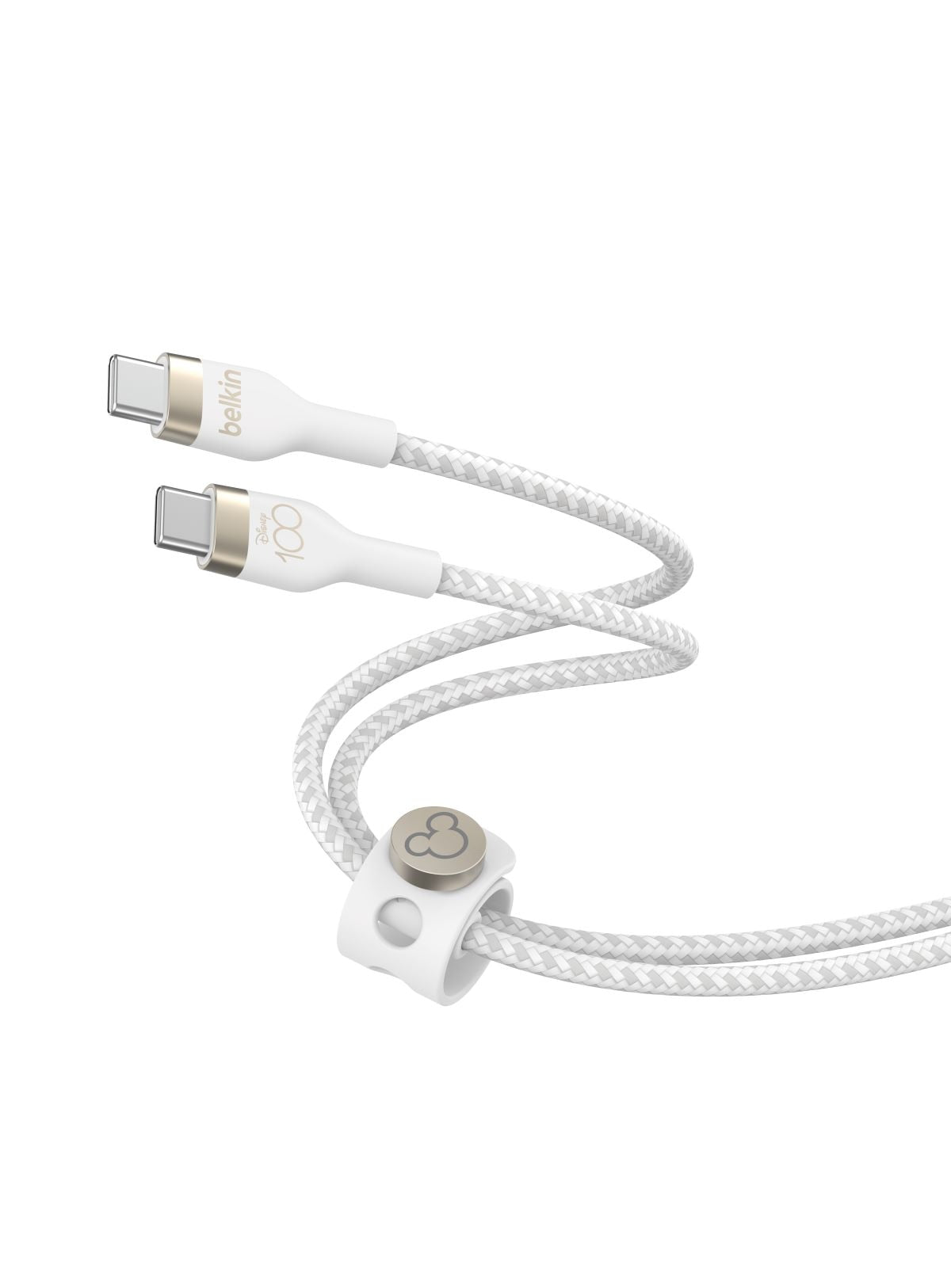 Belkin BoostCharge Pro Flex USB-C to USB-C Braided Cable 2m (6.6ft) - Fast Charging & Data Sync for iPhone 15, MacBook, iPad, Samsung Galaxy - Durable Nylon for Home, Office, Travel
