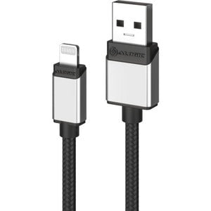 Alogic Ultra Fast USB A to Lightning Cable 1m - 480Mbps High-Speed Charging & Data Sync Cable for iPhone 14/13/12/11/X/8 - Durable Space Gray Lightning to USB 2.0 Cable for Home, Office & Travel Charging