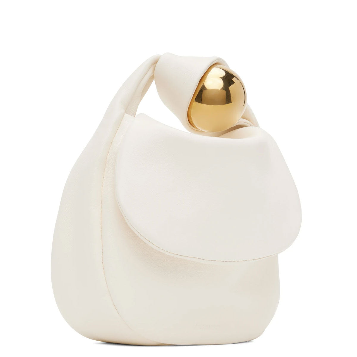 Premium Leather Sphere Pouch in Cosmic Ivory - Elegant & Durable Small Bag for Jewelry, Coins & Essentials | Perfect for Travel, Gifts & Boho Fashion Accessories