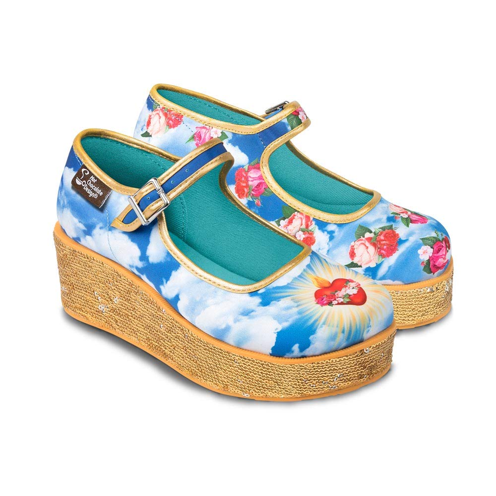 Stylish Women's Mary Jane Platform Shoes - Hot Chocolate Design Chocolaticas for Casual Wear & Office Outfits