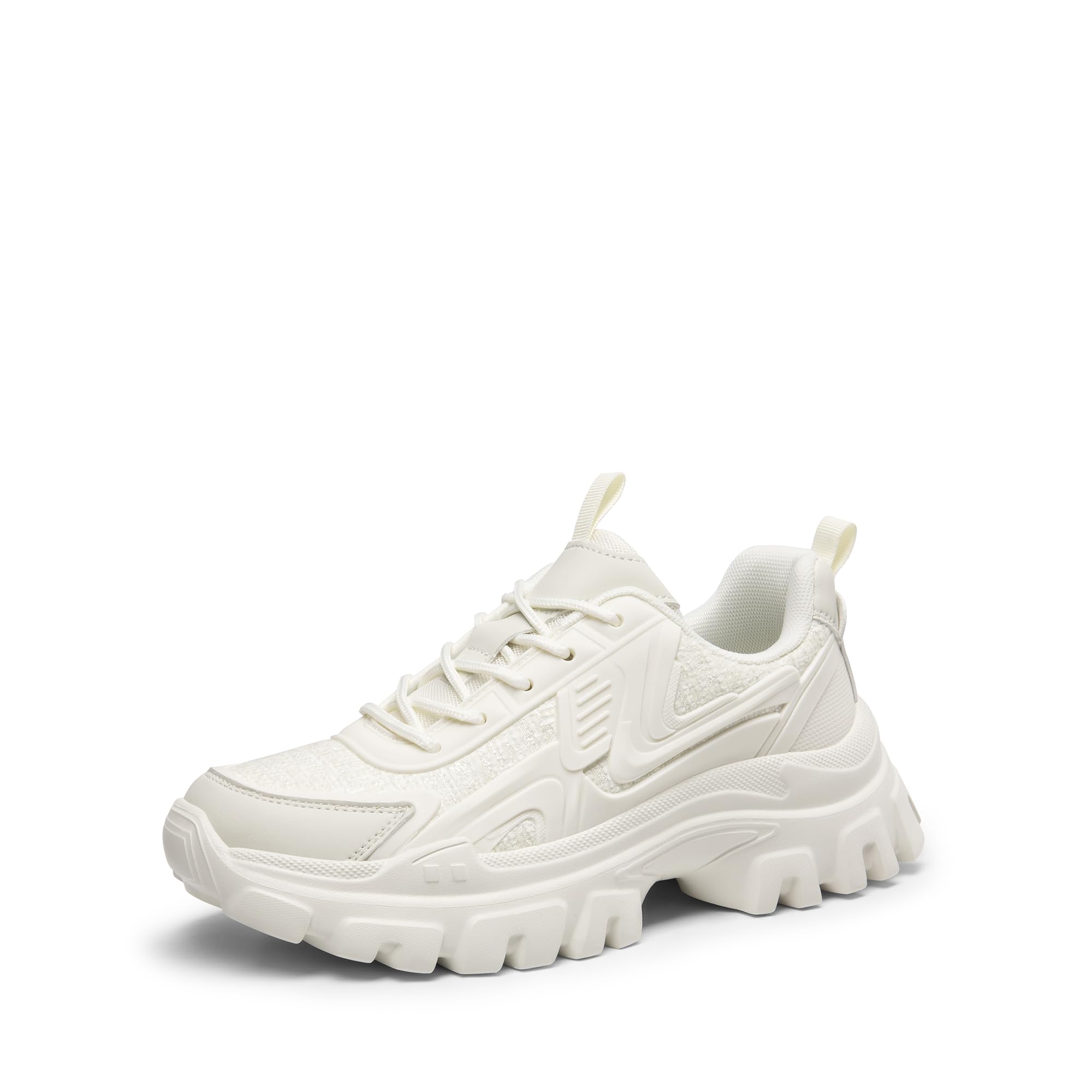 DREAM PAIRS Women's Chunky Platform Sneakers - Y2K Retro Fashion Lace-Up Walking Shoes for Women | Comfortable Casual Sneakers for Everyday Wear, Street Style & Outfit Pairing