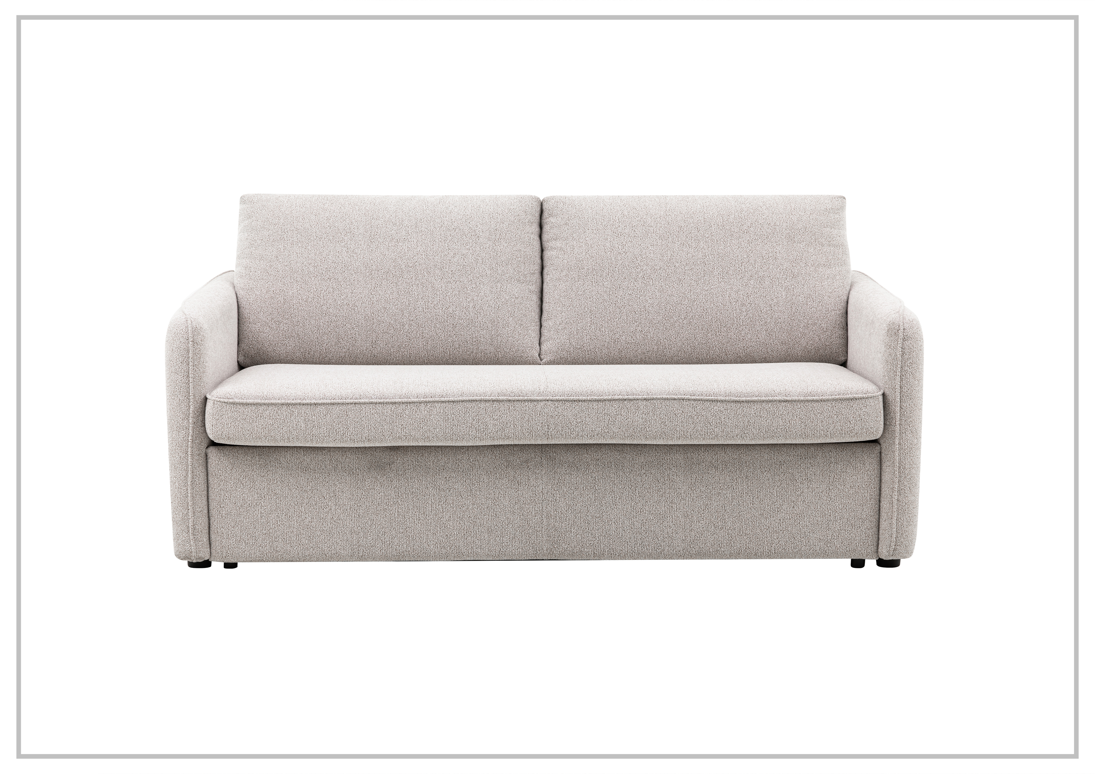 Gio Italia New York Queen Size Fabric Sleeper Sofa with Memory Foam - Affordable Convertible Sofa Bed for Small Spaces, Guest Rooms & Apartments