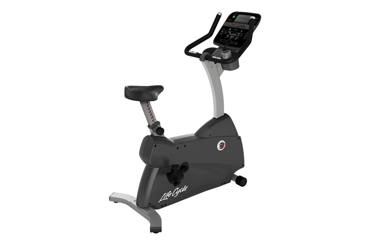 Life Fitness C3 Lifecycle Upright Exercise Bike - Commercial Grade Indoor Cycling Bike for Home & Gym Use - Perfect for Cardio Workouts, Weight Loss & Fitness Training
