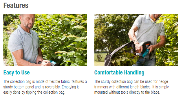 Gardena Cut & Collect Collection Bag for Lawn Mower - EasyCut Grass Catcher with Durable Fabric - Perfect for Yard Maintenance and Landscaping