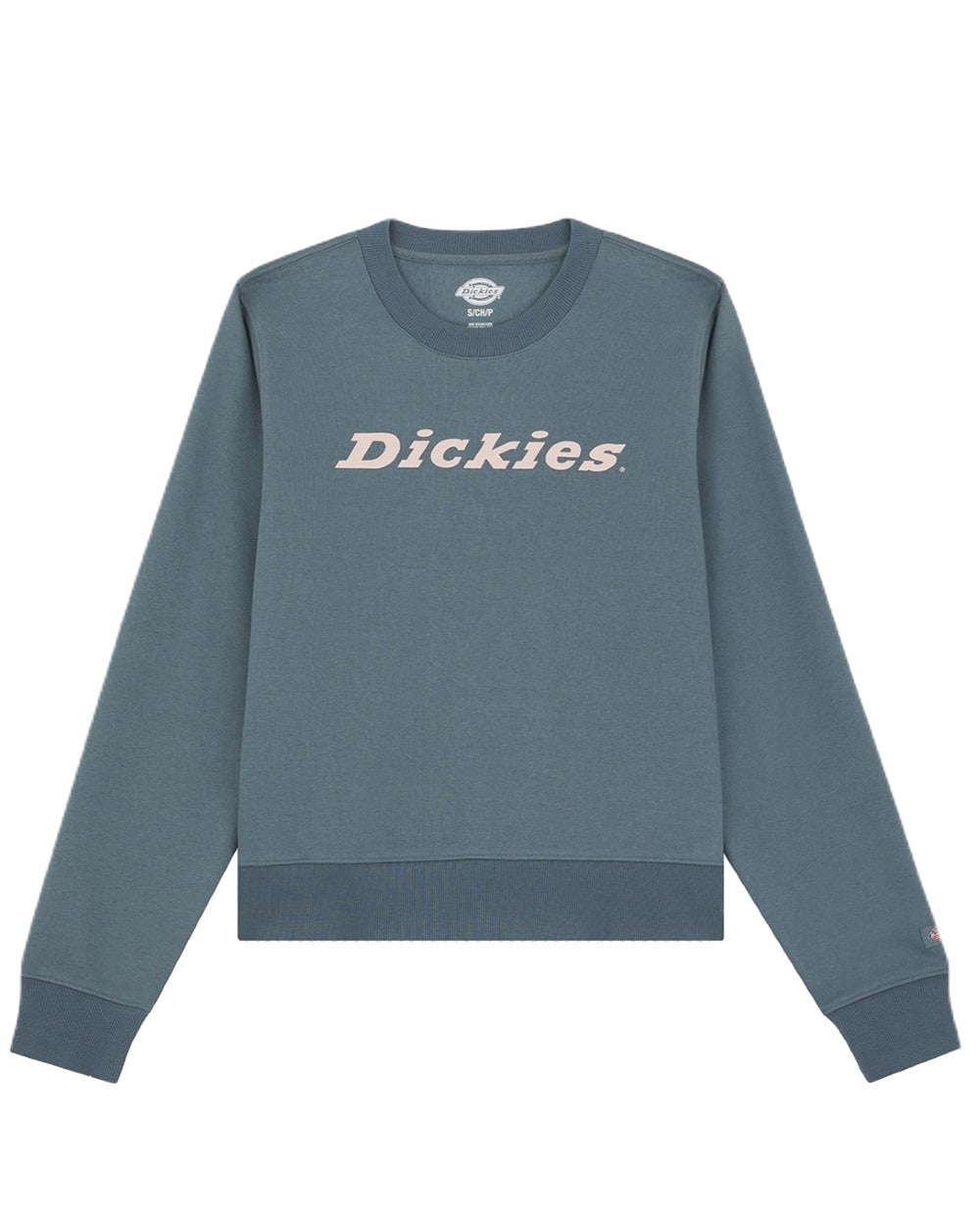 Dickies Women's Heavyweight Wordmark Crew Neck Fleece Sweatshirt - Warm & Comfortable for Work, Casual Wear & Outdoor Activities