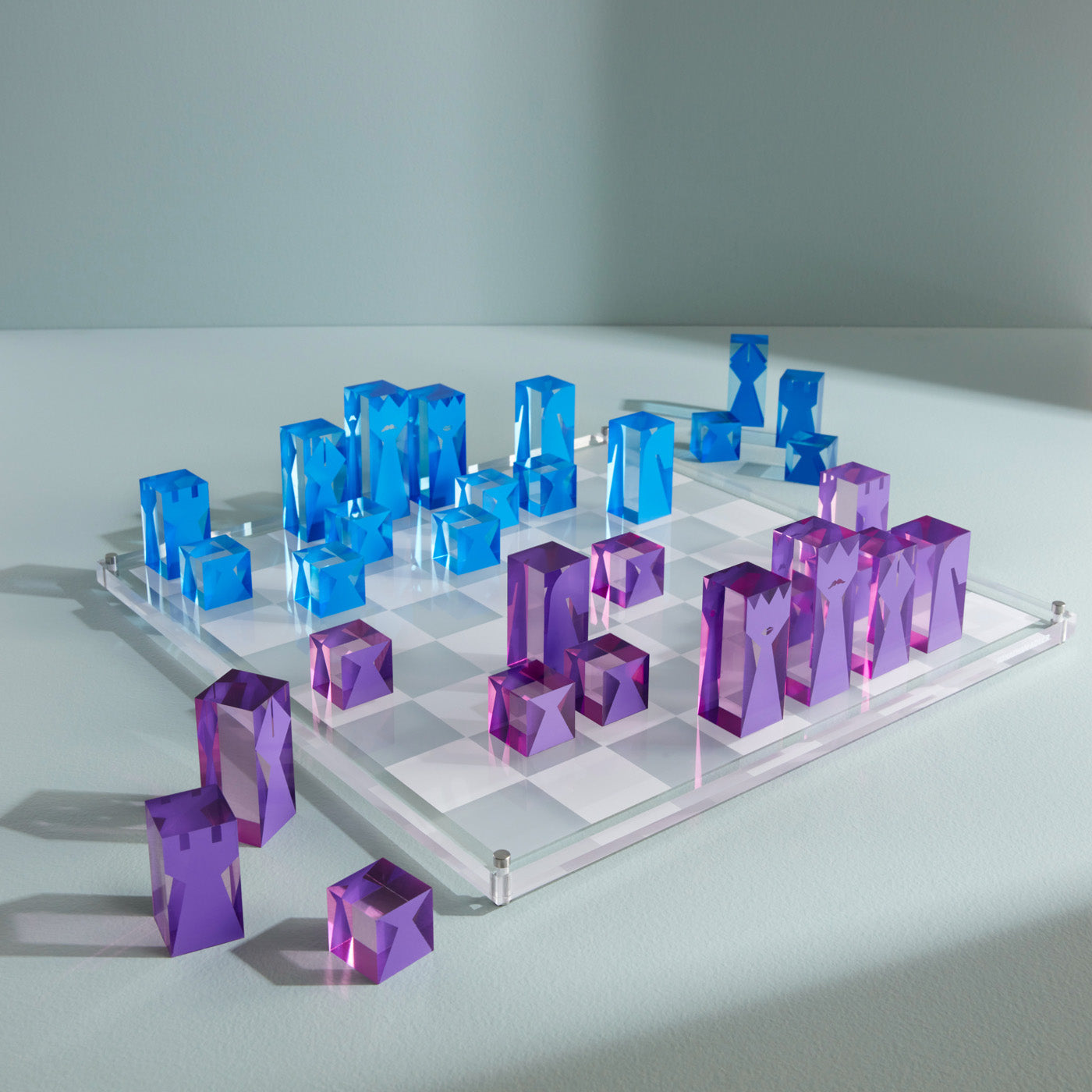 Premium Acrylic Chess Set with 3.75