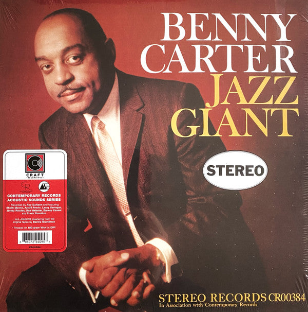 Benny Carter Jazz Giant CD - Legendary Jazz Music Album for Collectors & Enthusiasts | Perfect for Relaxation, Dinner Parties & Music Lovers