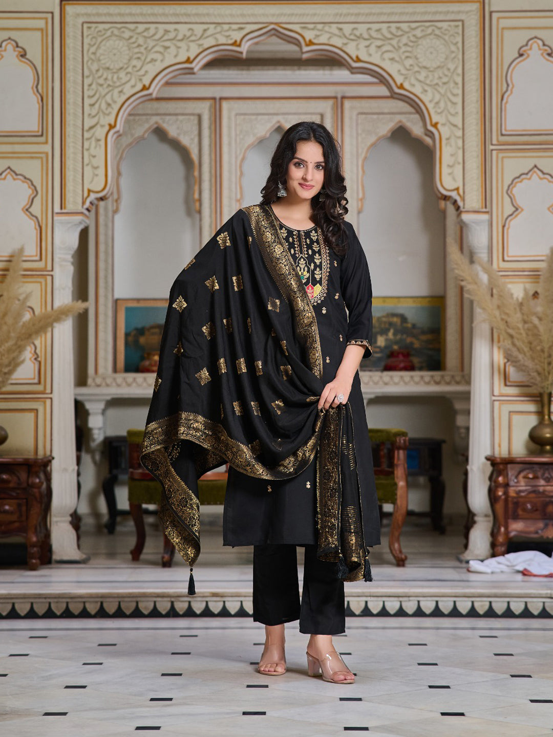 Stylish Black Designer Pant Suit for Women - Premium Wevon Design - Perfect for Business Meetings, Office Wear & Formal Events