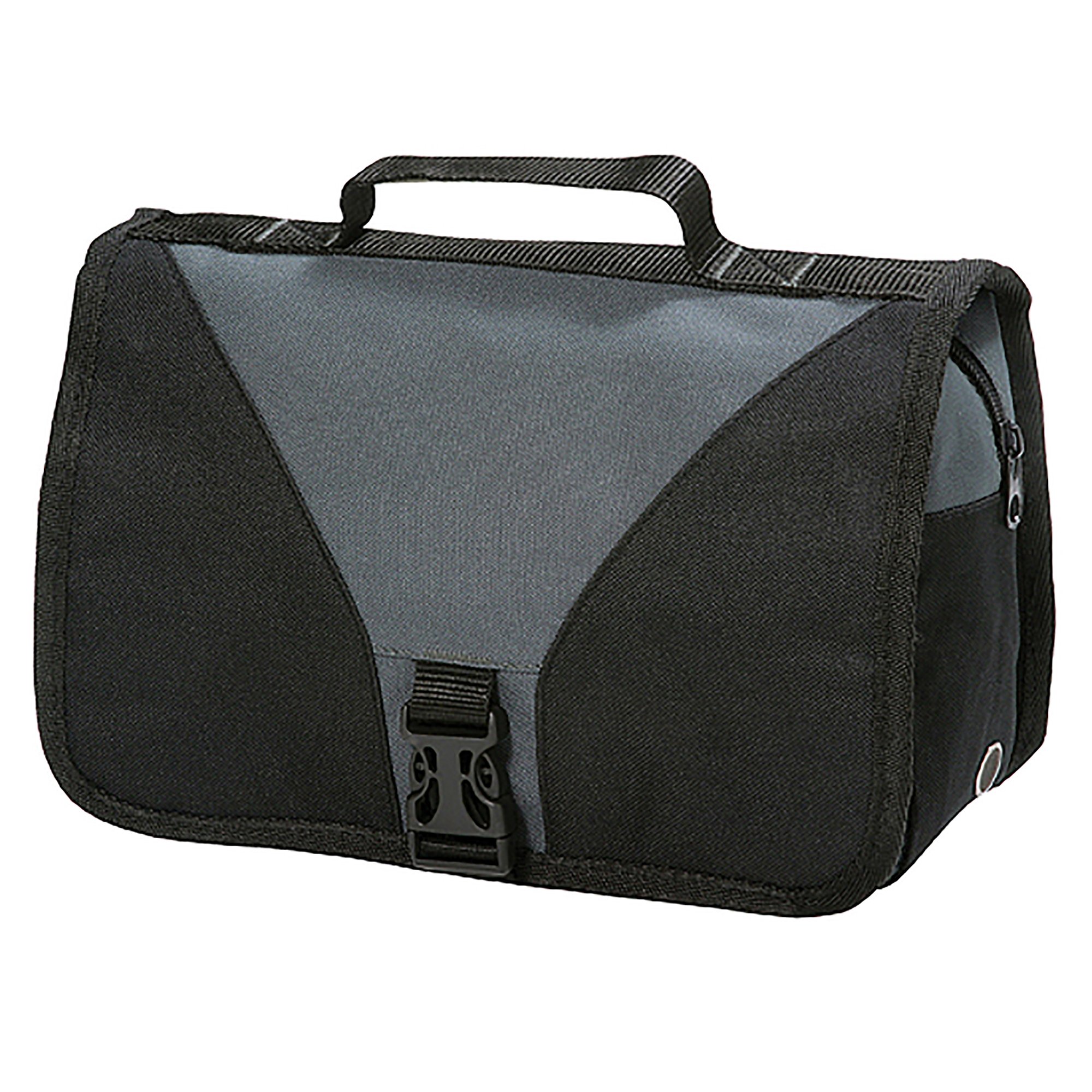 Shugon Bristol Folding Travel Toiletry Bag - 4L Waterproof Cosmetic Organizer for Women & Men - Perfect for Airplane, Camping, Gym (Royal/Black)