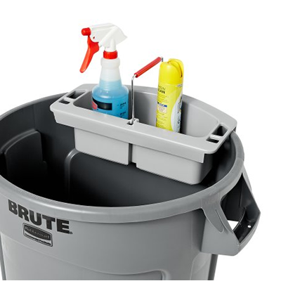 BRUTE® Maid Caddy - Heavy Duty Cleaning Cart with Wheels for Housekeeping, Hotel & Office Cleaning Supplies | Perfect for Janitors, Housekeepers & Cleaning Professionals
