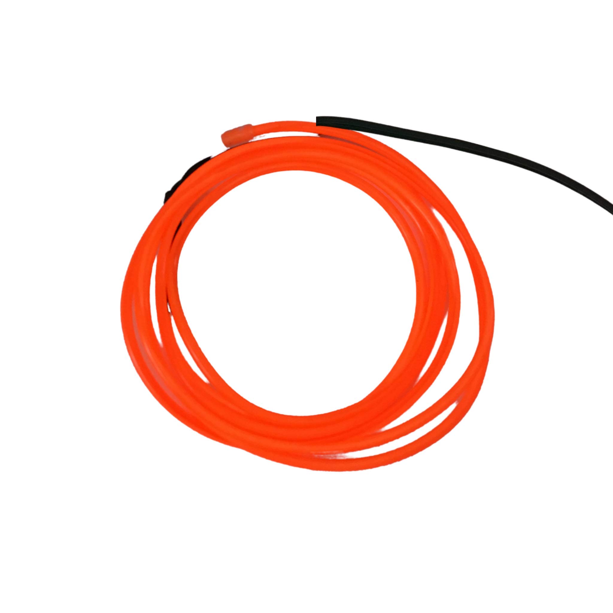 Glow in The Dark Electroluminescent Wire Kit - 4ft EL Wire with AAA Battery Pack (Batteries Not Included) for DIY Costumes, Party Decorations, and Nighttime Safety