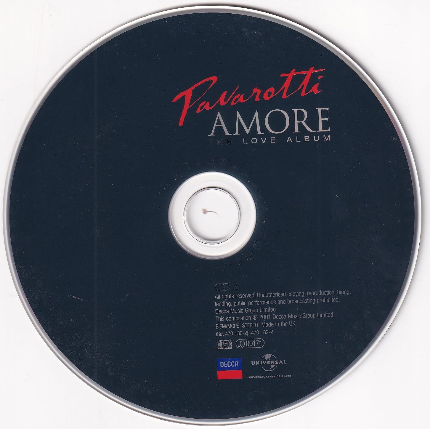 Luciano Pavarotti - 'Amore' The Love Album | Romantic Opera Music CD | Perfect for Valentine's Day, Weddings & Romantic Dinners