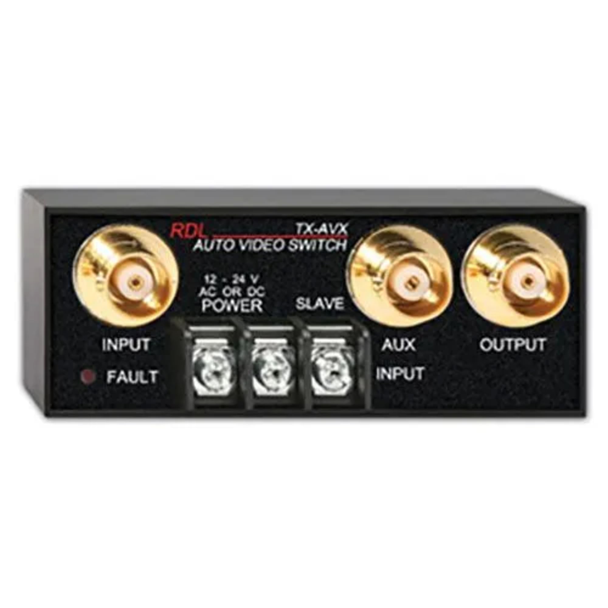 RDL TX-AVX 2x1 Automatic BNC Video Switch for Professional AV Systems - Ideal for Conference Rooms, Broadcast Studios & Home Theaters