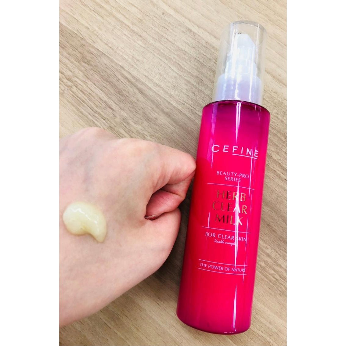 Cefine Herb Clear Milk Peeling Emulsion 120ml - Gentle Exfoliating Face Wash for Smooth Skin - Perfect for Daily Skincare Routine & Acne Treatment