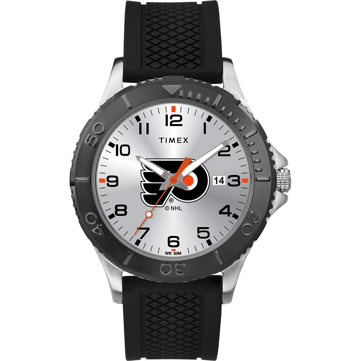 Timex NHL Men's 42mm Digital Sports Watch with Indiglo Light - Perfect for Hockey Fans, Gamers & Outdoor Activities